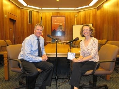 Saint Paul Mayor Chris Coleman with Alison Young