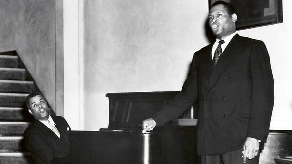 Poster Lawrence Brown and Paul Robeson