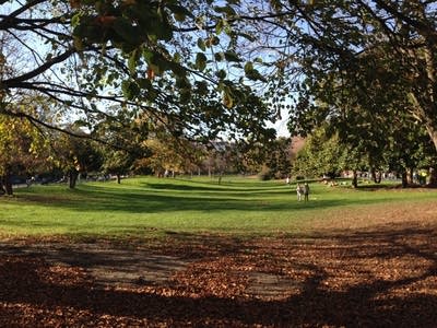 Parc Monceau in the fall