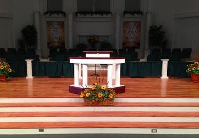 The venue for the concert