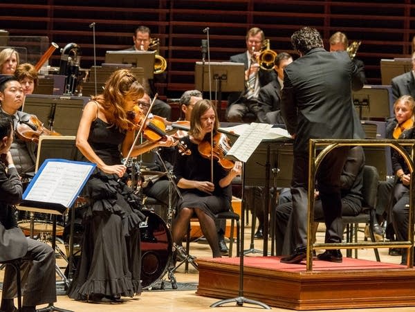 Poster Nicola Benedetti performing the Violin Concerto in D by Wynton Marsalis.