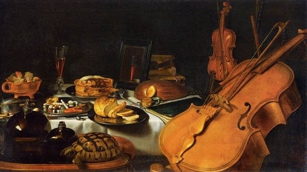 Poster Still Life With Musical Instruments